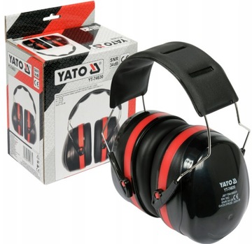 YATO NAUSZNIKI TŁUMIĄCE HAŁAS OCHRONNE ROBOCZE PRZECIWHAŁASOWE 34 DB