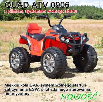 Pojazd Quad na akumulator dla dzieci ATV PILOT