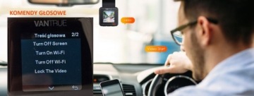 WANTRUE E1 LITE HDR WI-FI РЕКОРДЕР 128 ГБ ACC