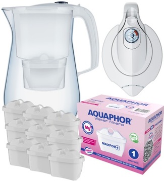 9x wkład Maxfor+Mg dzbanek filtrujący Aquaphor 4,2
