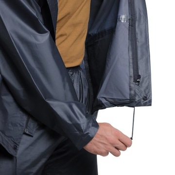 Komplet przeciwdeszczowy Mil-Tec kurtka + spodnie - Niebieski M