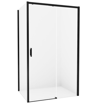 New Trendy PRIME BLACK KABINA PRAWA 130X100cm