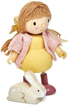 AMY drewniana laleczka z króliczkiemTENDERLEAFTOYS