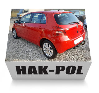 HAK HOLOWNICZY+WIĄZKA do TOYOTA YARIS 2 II od06