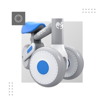 БАЛАНСИРУЮЩИЙ ВЕЛОСИПЕД детский ходунки TULANO Scout 20 Blue.