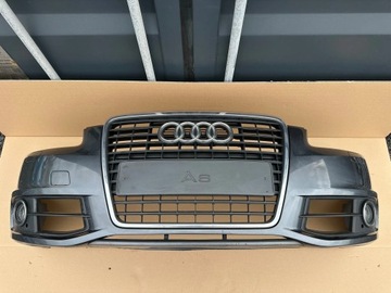 БАМПЕР AUDI A6 C6 ЛИФТ 2008-2011 S-LINE КОМПЛЕКТНЫЙ ОРИГИНАЛ 