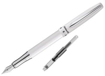 PIÓRO WIECZNE JAZZ BIAŁE PERŁOWE PELIKAN + TŁOCZEK