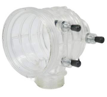 ПРОЗРАЧНЫЙ КОРПУС НИЖНЕГО ВСАСЫВАЮЩЕГО ФИЛЬТРА ОПРЫСКИВАТЕЛЯ ТИПА БИАРДЗКИ