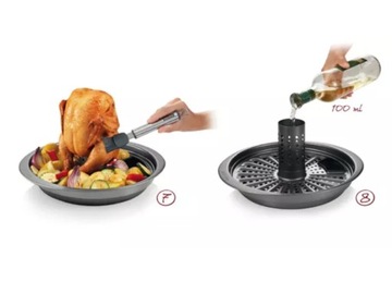 Жаровня для курицы на подставке, диаметр 33 см.