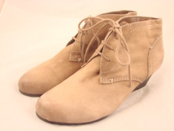 40 UK7 PÓŁBUTY BUTY # ROBERTO SANTI # OCIEPLANE SKÓRA 1816