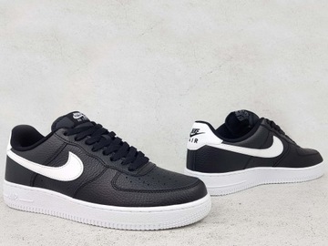 NIKE AIR FORCE 1 '07 AN20 CT2302 002 BUTY SNEAKERS CZARNE SKÓRZANE