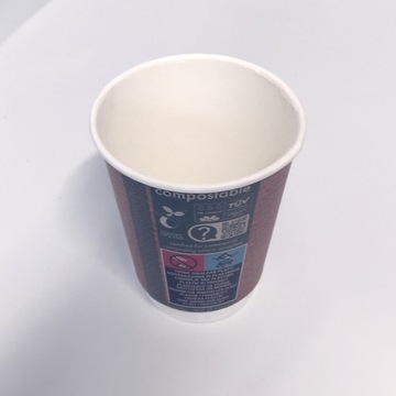Kubki biodegradowalne 300ml PLA