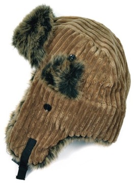 SALE-%Ciepła, SZTRUKSOWA uszatka /cz1842-4