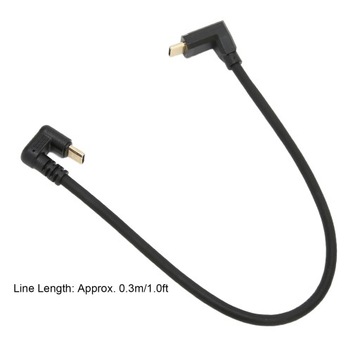 Удлинительный кабель USB C, 10 Гбит/с, 4K, 60 Гц, 90 градусов