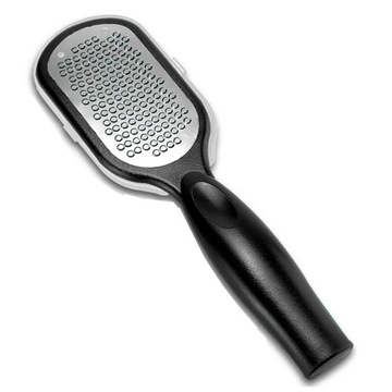 МЕТАЛЛИЧЕСКАЯ ТЕРКА ДЛЯ НОГ, СКРЕБОК ДЛЯ ПЯТОК, ЧЕРНАЯ