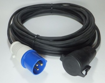 Удлинитель для прицепа кемпера 10м 3х1,5 CEE