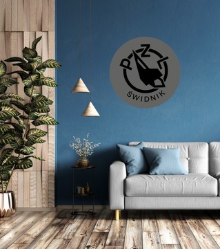 Логотип PZL Świdnik на стене, 3D украшение, подарок мужу, парню