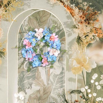 Весенний венок Красивые имитационные венки для наружных входных дверей