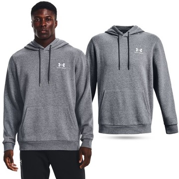 BLUZA MĘSKA Z KAPTUREM UNDER ARMOUR DRESOWA SPORTOWA BAWEŁNA 1373880