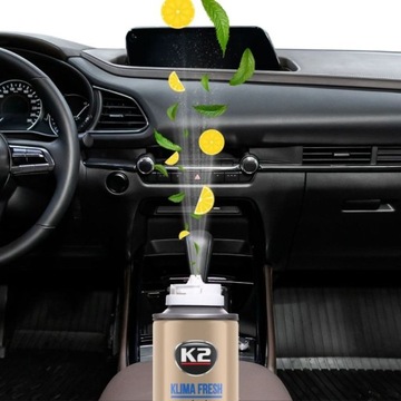 K2 KLIMA FRESH LEMON 150 ML - Освежитель кондиционера с лимоном