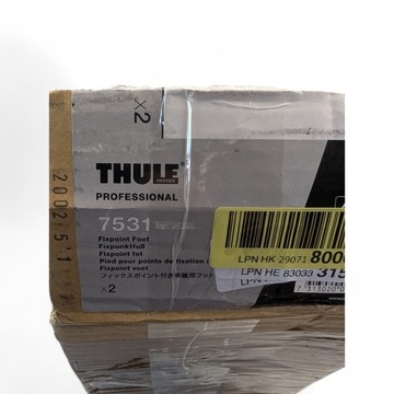 THULE 753100 NOZKI NÍZKÉ FIXPOINT XT, 2 KS