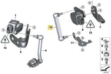 SPOJOVNÍK UROVNÁVÁNÍ SVĚTEL BMW OE 37146752797