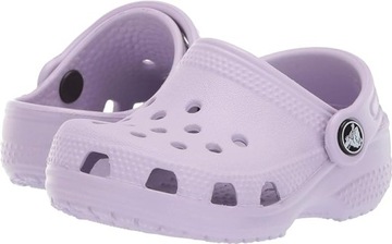 Crocs klapki dziecięce pianka EVA fioletowe rozmiar 17-19 oryginał chodaki