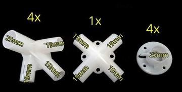 КОННЕКТОРЫ для разъемов ПАВИЛЬОН ТЕНТ НАБОР 3х3м