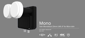 Konwerter MONOBLOCK Inverto TWIN | Hotbird Astra