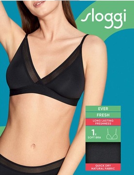 Бюстгальтер Sloggi by Triumph Ever Fresh N 70C Черный/Нуар