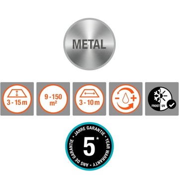 Садовый разбрызгиватель Gardena AquaZoom S, регулируемый для шланга 18710