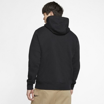 Bluza sportowa Nike Sportswear Club Hoodie czarna haftowane logo rozmiar M
