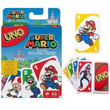 Gra karciana karty do gry Uno Super Mario