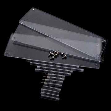 3-х ярусная многофункциональная акриловая полка для парфюмерии и макияжа, игрушка 30х15см Д х В