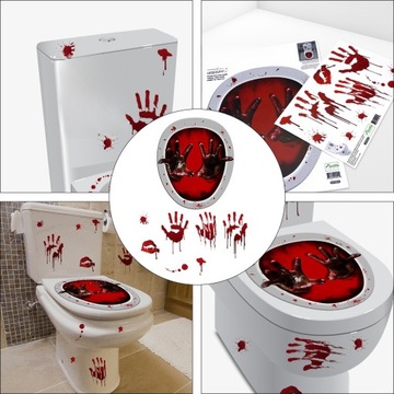 НАКЛЕЙКА НА ТУАЛЕТ НА ХЭЛЛОУИН 3D НАКЛЕЙКИ УКРАШЕНИЕ ДВЕРИ СИДЕНЬЯ