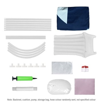 2024 Большая портативная складная СПА-ванна 133*65 см, ПВХ