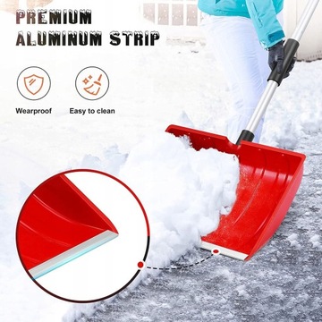 Łopata do śniegu Odpinana, lekka, przenośna łopata