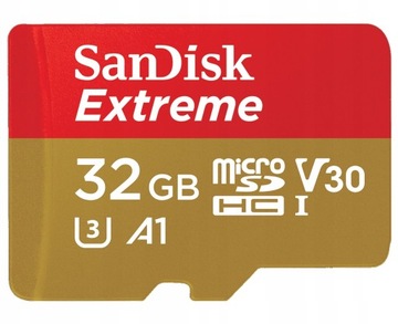 Sandisk Extreme microSDXC 32 ГБ V30 (100 МБ/с)