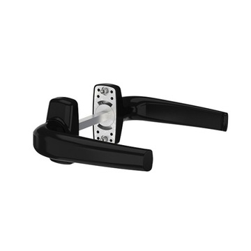 Klamka do drzwi MERKURY RAL 9005 czarna mat