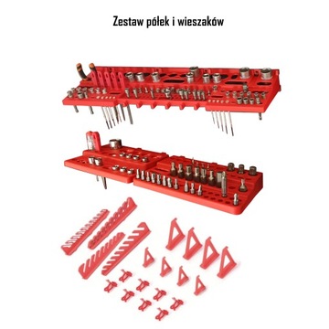ИНСТРУМЕНТАЛЬНАЯ ДОСКА ДЛЯ МАСТЕРСКОЙ 115x78см 40 подносов