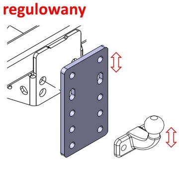 Регулировочная пластина по высоте шара крюка 5х90 мм для Iveco Daily III 2000-2006 гг.