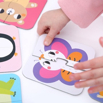 ЧЕШСКИЙ ПАЗЛ ПОЛОВИНА ЖИВОТНЫХ 18М+