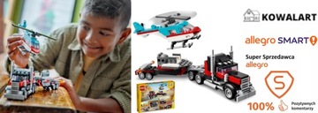 LEGO CREATOR BRICKS 31146 ЭВАКУАТОР С ПЛАТФОРМОЙ TIR С ВЕРТОЛЕТОМ