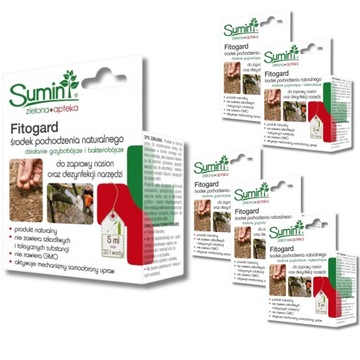 Zaprawa Do NASION FITOGARD Naturalna oraz Dezynfekcja NARZĘDZI Sumin 5ml x6