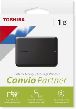 ВНЕШНИЙ ДИСК TOSHIBA CANVIO BASICS ОБЪЕМОМ 1 ТБ USB HDTB510EK3AA ВЫСОКОЙ ЕМКОСТИ