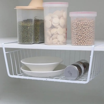 KOSZYK PODWIESZANY DO SZAFY kosz ORGANIZER biały 35cm