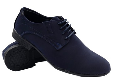 BUTY WIZYTOWE Młodzieżowe Półbuty Chłopięce Eleganckie Skórzana Wkładka 39