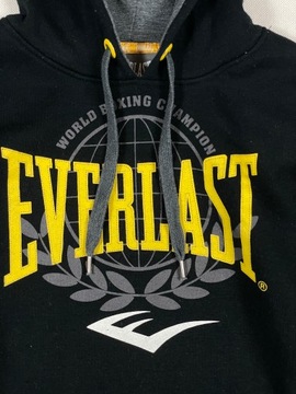 Everlast Bluza Męska Czarna Logo Klasyk Unikat M L