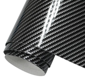 FOLIA OKLEINA 2D CARBON CZARNA POŁYSK 152 x 50 cm
