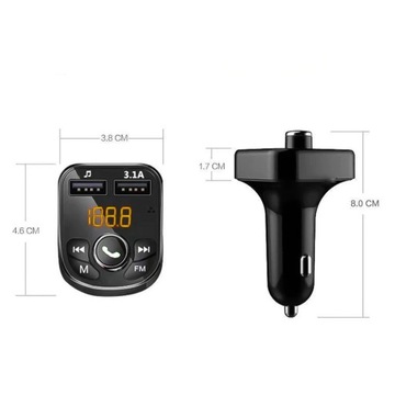 Автомобильный передатчик Kebidu A5 Bluetooth FM USB